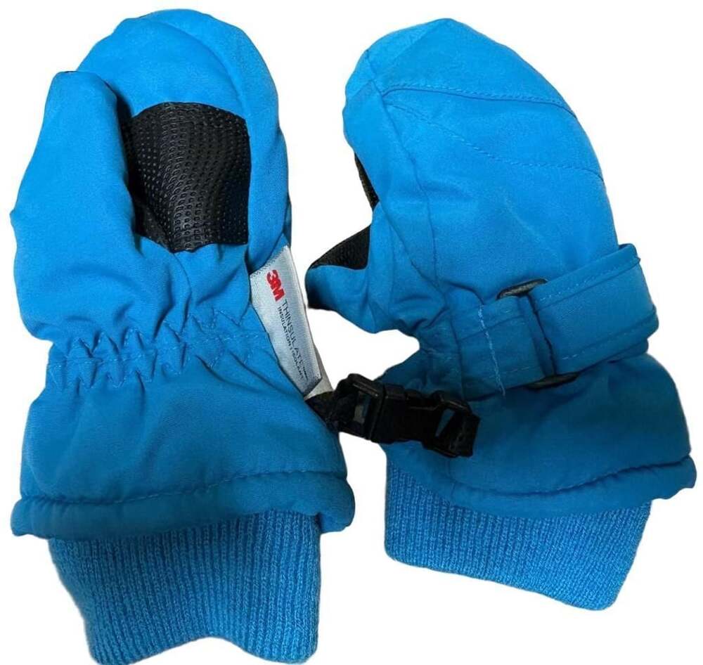 3M Thinsulate Winter Ski Mittens Size 1-2 Years Blue
